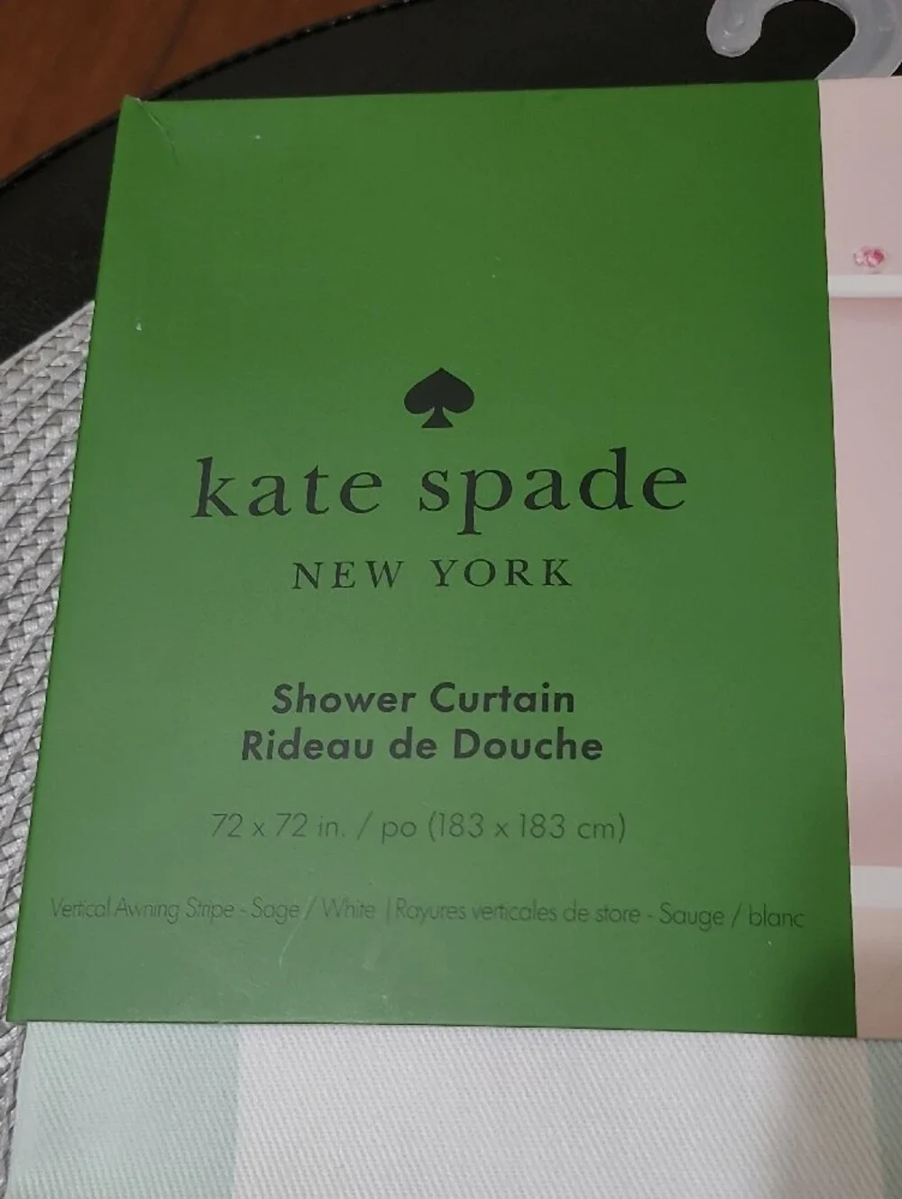 Kate Spade Stripe Shower Curtain